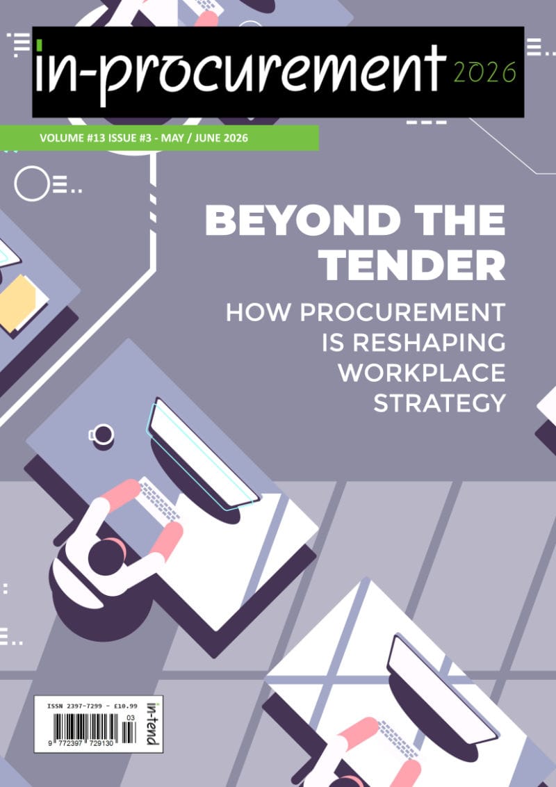 The front cover of our latest edition of In-procurement magazine