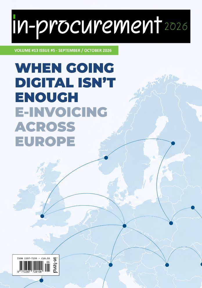 Front cover of our In-procurement magazine
